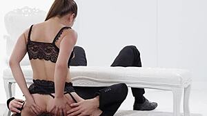 serina gomez moans in passionate anal with boyfriend's big cock