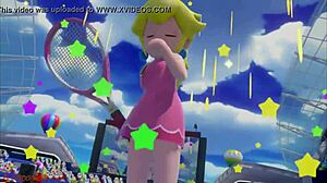 giantess peach towers crush tiny worlds in epic clips