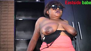 night club foursome with ebony bbw chubby milf riding massive black cocks