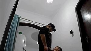 Heart racing playing naked for delivery boy while hubby's away at work