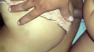 venezuelan wife takes hubby's cock deep in her ass
