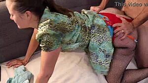 French Amateur In Satin Stockings Heels Licks Asshole Sucks Dick Hard