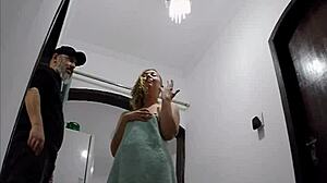 Heart racing playing naked for delivery boy while hubby's away at work