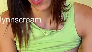 wanna see this cute latina teen pov blowjob swallowing cum mouthful?