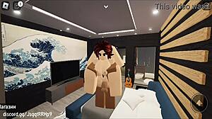 roblox girl picked up at club for doggy creampie fuck