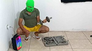 Spying On Stepsons Gym Aerobics Leads To Latina Doggy Fantasy