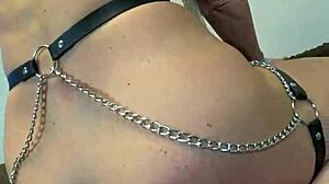 xxxl swollen pussy lips destroyed by huge dildo ripping clothes!
