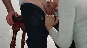 stepfather fucks my mouth deep to balls then facial cumshot 😩💦