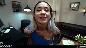 party slut veronica leal voodoo dolled and masturbates to squirt!