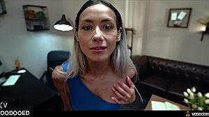party slut veronica leal voodoo dolled and masturbates to squirt!