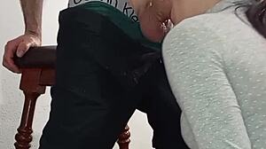 stepfather fucks my mouth deep to balls then facial cumshot 😩💦