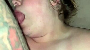 Wife rides dildo moaning cum while sucking dick fantasy!