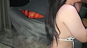 beautiful step-cousin milkmaid rimjob surprise from me