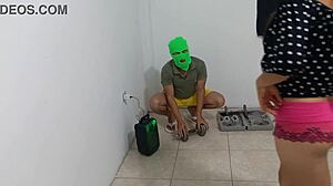 Spying On Stepsons Gym Aerobics Leads To Latina Doggy Fantasy