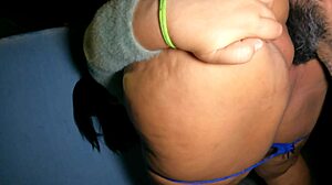 curvy latina bbw caught smoking in panties teasing neighbor