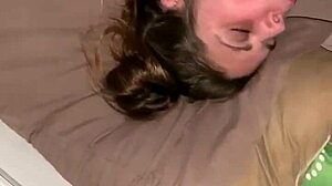 Wife rides dildo moaning cum while sucking dick fantasy!