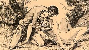 check out these vintage erotic drawings