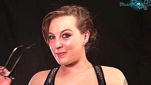 goth housewife gives barefoot footjob joi with dirty talk and dildo tease