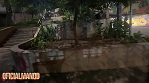 Sexy Skinny Brazilian Teen Fucked Hard in Sao Paulo Street!