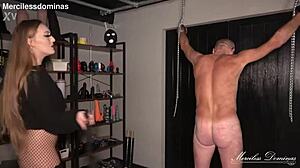Blonde Femdom HEELS Punish on PAIN SCALE!
