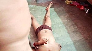 SOUTH INDIAN AUNTY FUCKS HUSBAND HARD IN VILLAGE ROOM!