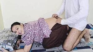 Indian Stepmom Accidentally Takes Sons Cum Deep in Pussy