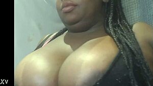 she deepthroats deep while her huge tits bounce wildly