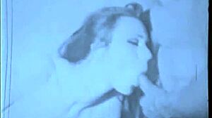 1960s retro hairy beaver blowjobs in vintage blue films