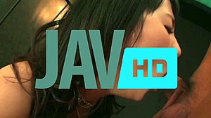 office lady miki aimoto's brutal jav blowjob ends in deep creampie passion