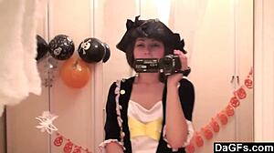 Caribbean Pirate Strips Teasing Cam with Pussy
