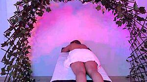 started with hot massage for teen melannie caceres now she's taking rough dick deep