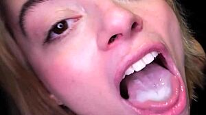 12 MASSIVE CUMSHOTS DRAIN SOPHIA'S TIGHT TEEN PUSSY INSANE