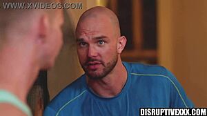 gay twink hits on yoga hunk teacher 😏 workout fun