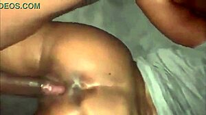 Two Guys Pound Petite Ebony Schoolgirl Big Ass