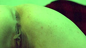 porno slut's coochie stretched by gloved fist