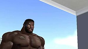 Huge hunk Clinton McDonald teaches wife huge black dick deep