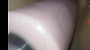 wife's pussy grips that massive 10-inch dildo tight in part 2