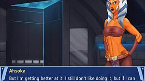 Groping Orange Trainer's Massive Tits