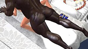 Huge hunk Clinton McDonald teaches wife huge black dick deep