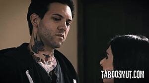 stepbrother pounds two sluts in wild mff threesome then bangs stepsis