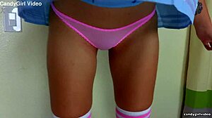 Luna lain dances upskirt miniskirt panties windy close-up 4k tease