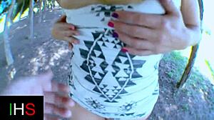 curvy milf bends for anal pounding and swollen pussy squirting