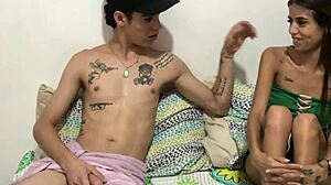 little stepsis loves my huge cock after studying??