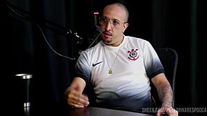 Thiago Barão Preliminares Podcast Compilation Featuring Bia Hot Sheer Red