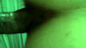 Chinese girlfriend bent over for monster cock doggy