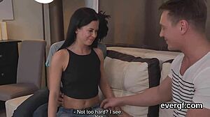 poor dude trades ex-girlfriend's pussy for cash with horny pal