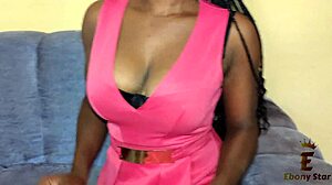 boyfriend pounds curvy ebony girlfriend for birthday sex