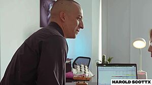 Slutty Boss Fucked in Pantyhose Heels Fetish