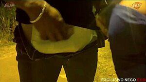 Paolla hotwife knows how to fuck huge thick cock outdoors publicly