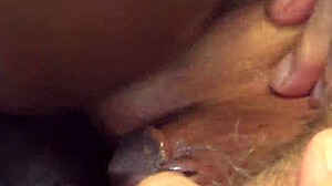 Fat ass milf in leggings fingered fucked creampied by black guy outdoors